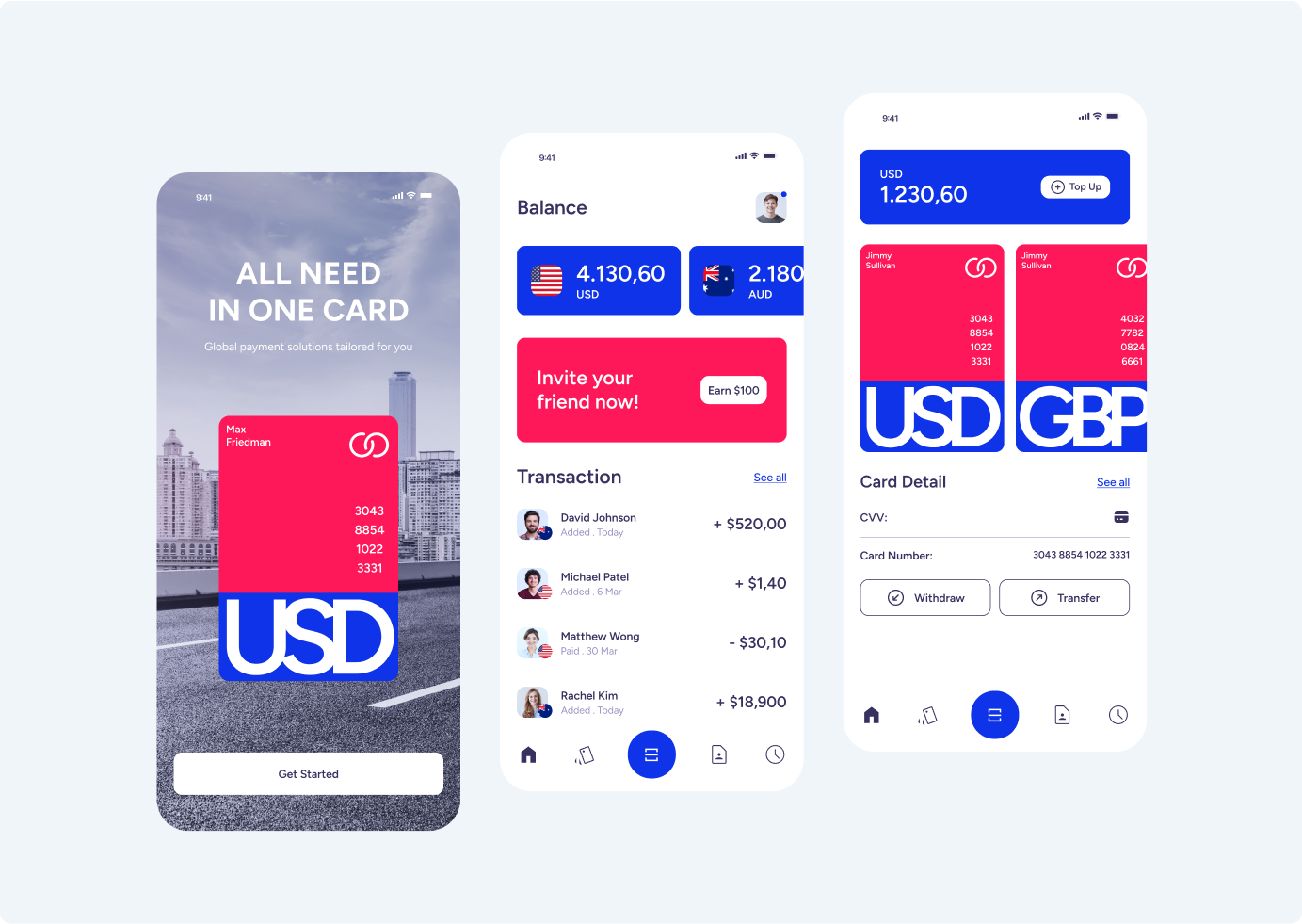 Remittance App Experience Design